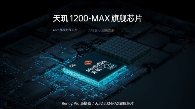 双旗舰人像镜头+旗舰芯，OPPO Reno7 Pro发布，首发天玑1200-MAX