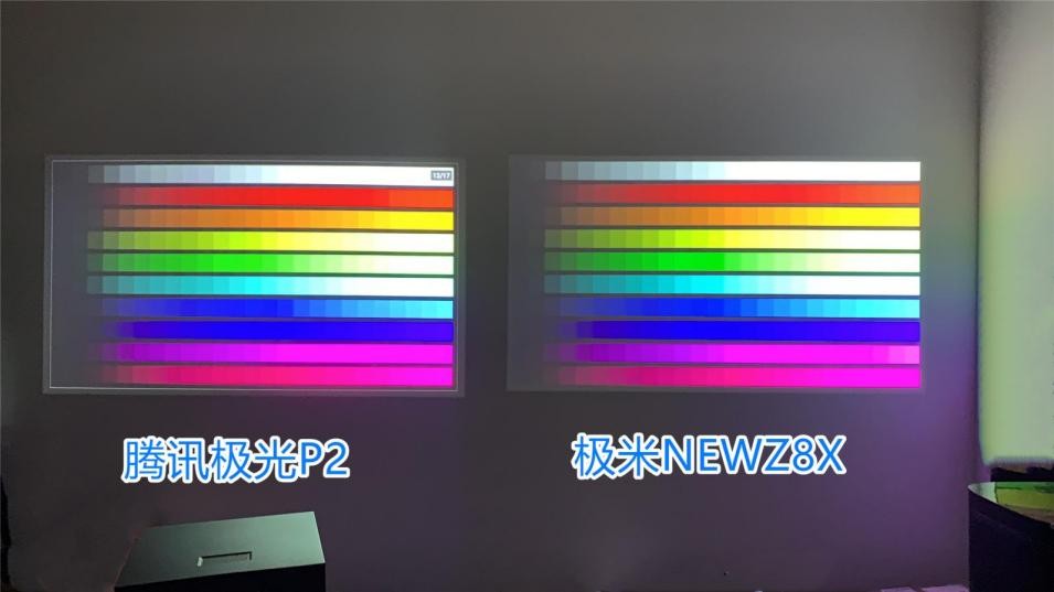 极米NEWZ8X/腾讯极光投影P2投影评测，家用智能投影仪推荐